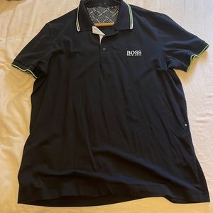 Hugo Boss Polo shirt black XXL
